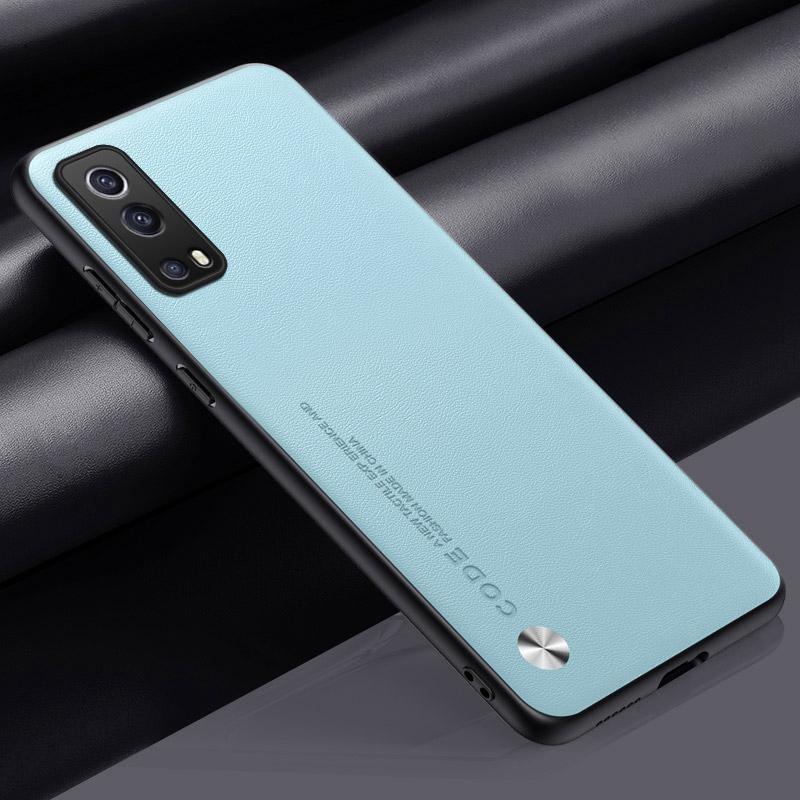 Роскошный чехол из искусственной кожи для Vivo iQOO Z3 Y52 5G, задняя крышка, матовый силиконовый чехол для телефона с полной защитой для Vivo Y72 5G iQOOZ3 Coque