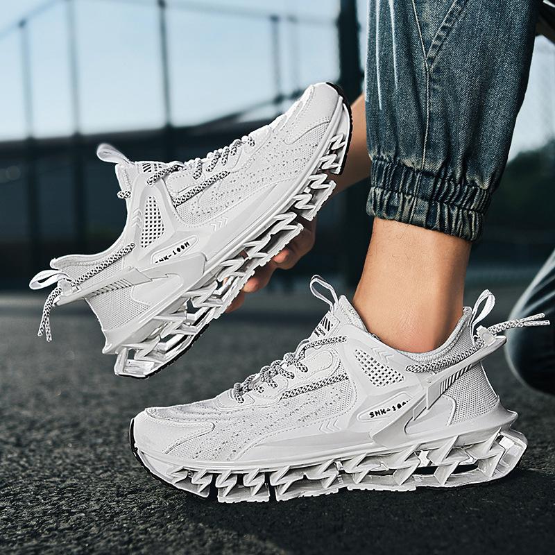 Мужская дышащая повседневная спортивная обувь, уличная нескользящая обувь для бега, модная баскетбольная обувь