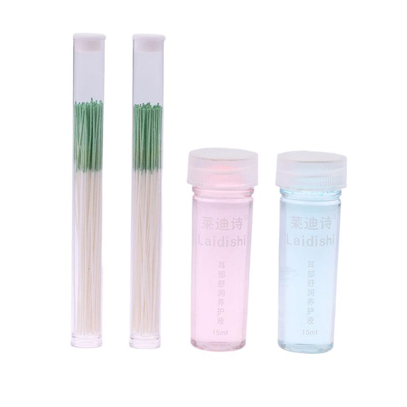 60 шт. одноразовых сережек Mint, очиститель отверстий, дезинфекция, ушные провода, чистка отверстий для пирсинга, уход, стерилизация