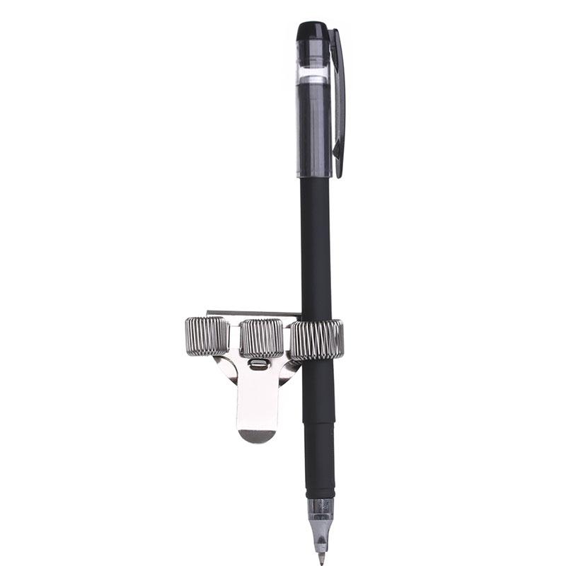 1 шт., металлический пружинный держатель для ручек, металлические зажимы для ручек, эластичная петля, канцелярские принадлежности для блокнота