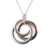 Used Tiffany 925 Metal 1837 Circle Necklace In Box/Pack (j89-4)