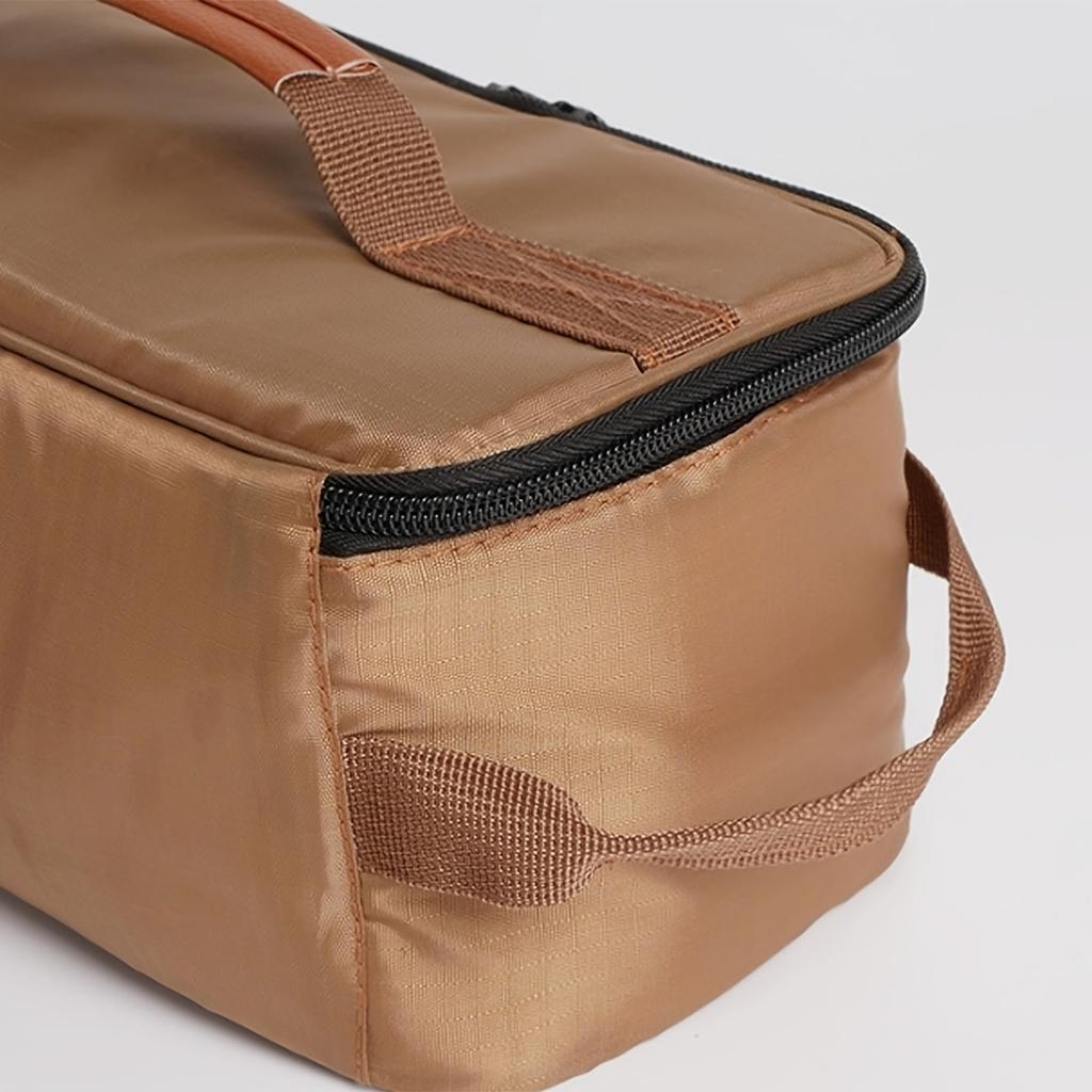 Outdoor Camping Cookware Storage Bag, Camping Barbecue Tableware Storage Bag, Portable Handbag for Self-Driving Trips and Picnics