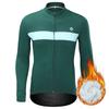Winter Fleece Riding Bicycle Jersey Solid Men Cycling Clothing Keep Warm Long Sleeve Bicycle Shirt