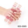 Gel Manicure Stickers Semi-cured Gel Nail Stickers Nail Polish Glue Manicure Stickers