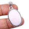 Natural Pink Opal Gemstone Handmade 925 Solid Sterling Silver Pendant 1.5" y2Z35