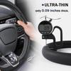 Steering Wheel Cover for Ford Mustang Mach-E 2021-2026, Black Hole | 3-Piece Leather Custom Fit Steering Wheel Accessories