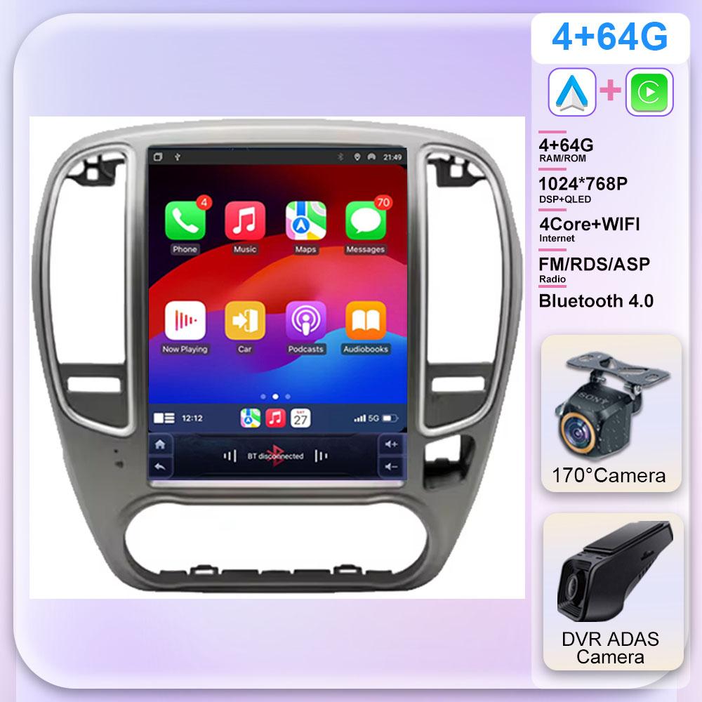 9,7-дюймовый Android 13 для Nissan Bluebird Sylphy G11 2005 - 2012 Автомобильный радиоприемник Авто Мультимедийный плеер GPS Навигация Carplay 5G WIFI