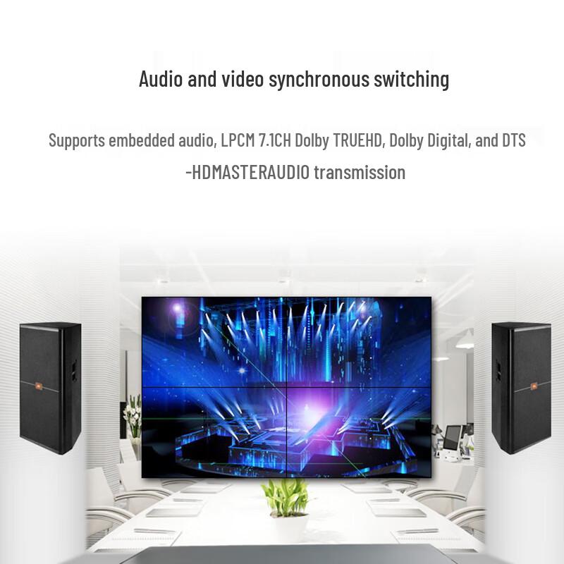4K 60 Гц HDMI Матричный коммутатор Tenglian
