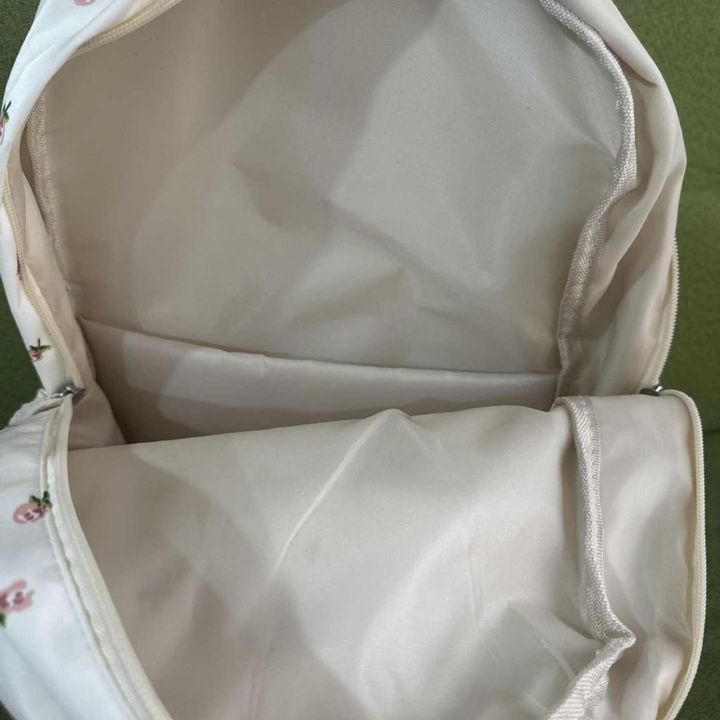 Рюкзак в японском стиле с цветочным принтом для женщин - Принт Харадзюку, Двойные плечевые лямки, Корейская версия, Подходит для учениц средней школы