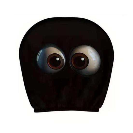 Skull Car Headrest Covers Spooky Print Auto Seat Head Rest