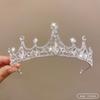 Birthday Rhinestone Crown Headband Princess Tiara Bride Wedding Crown Adult Headband Diamond Children