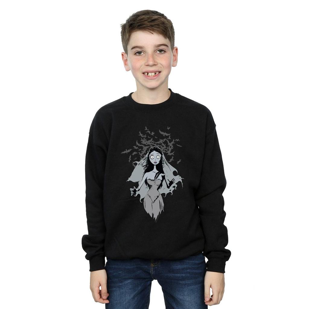 Толстовка с вороновой вуалью для мальчиков Corpse Bride
