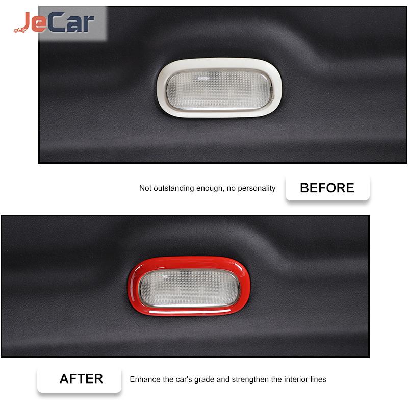 JeCar ABS Car Rear Reading Light Decoration Cover Stickers For Jeep Liberty/Dodge Nitro 2007-2012 Car Interior