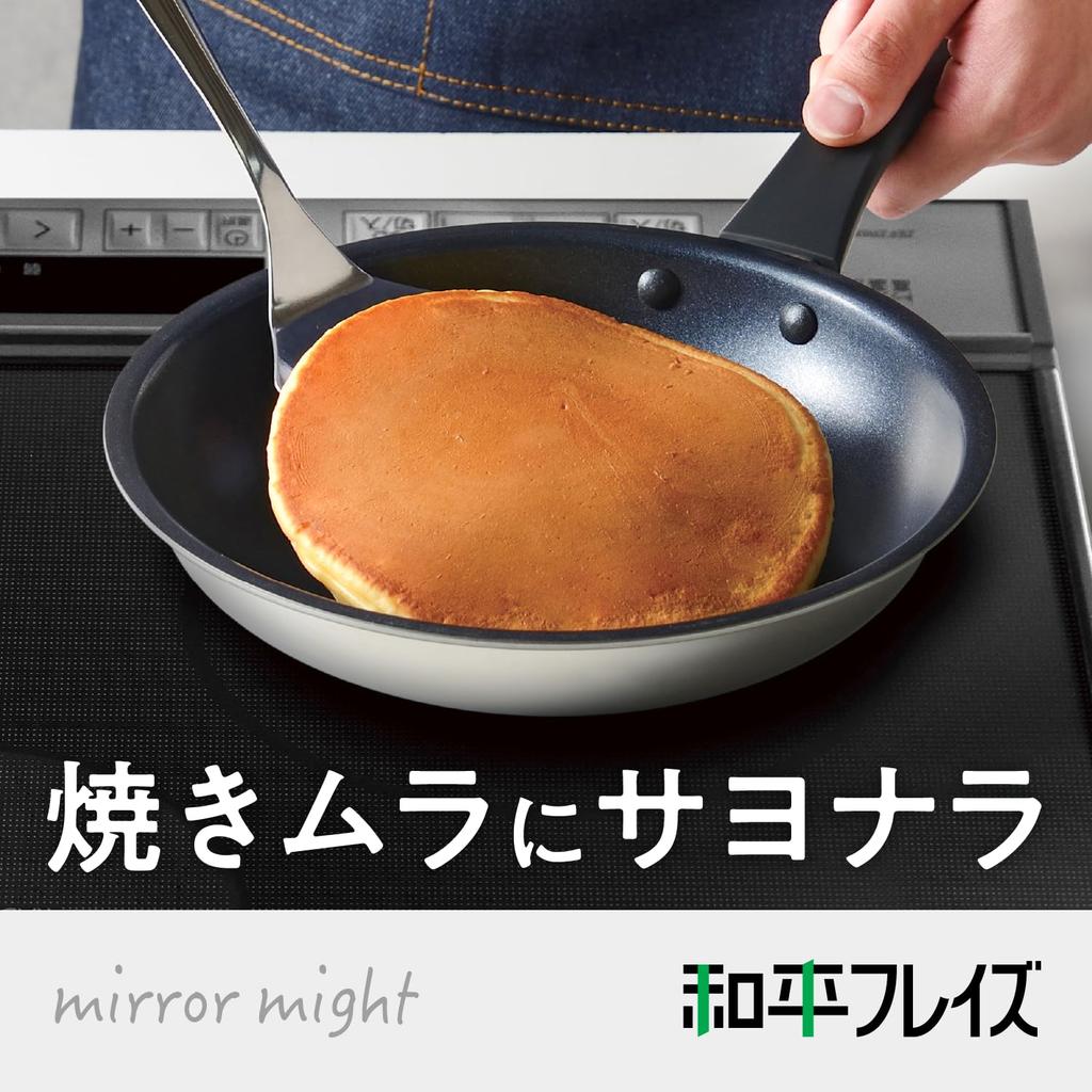 Сковорода Wahei Freiz для равномерного приготовления жареных блюд IH с покрытием Miramite, 20 см, совместима с газом, яйцами, омлетами, без содержания PFOA, покрытие, RB-2900