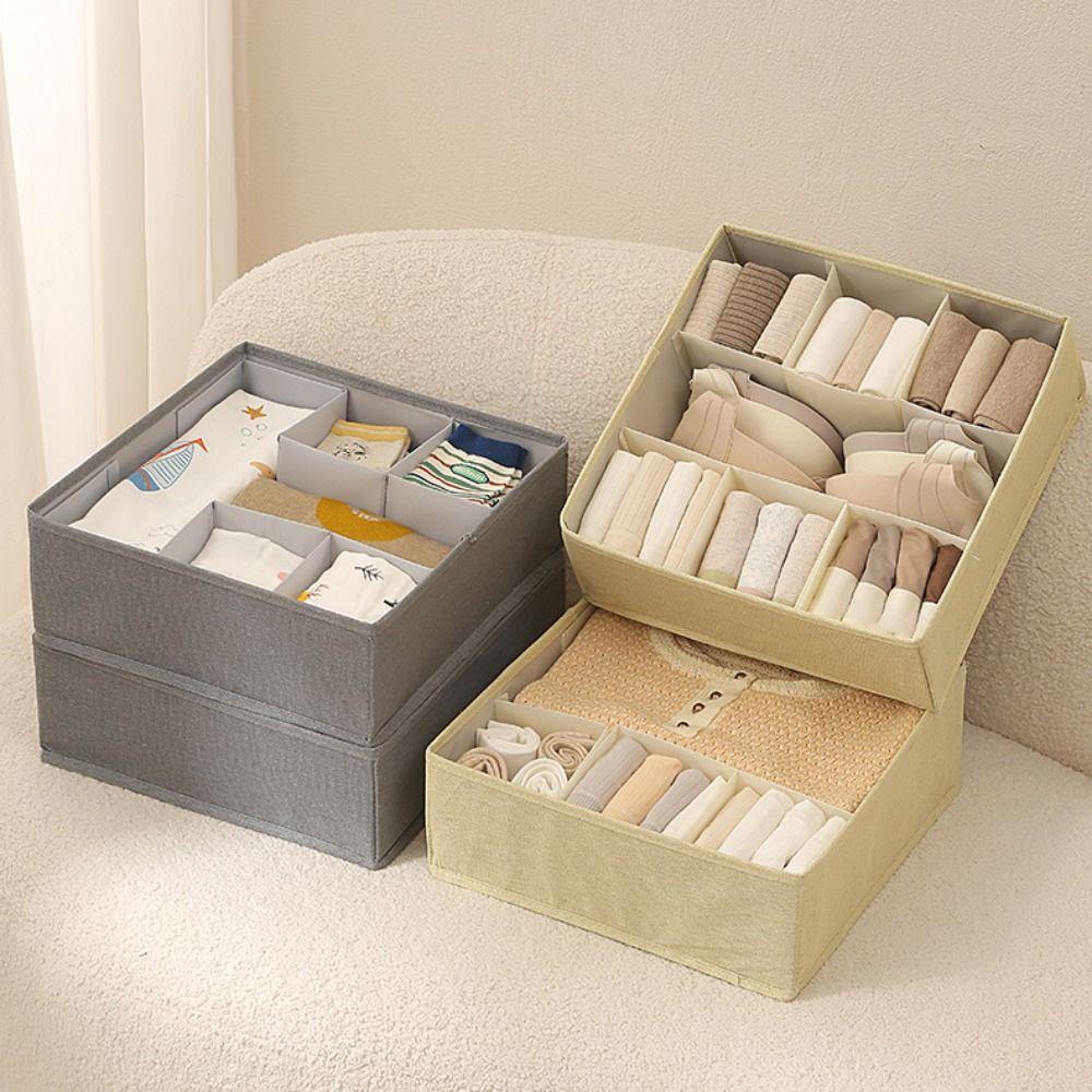 Dustproof Bra Storage Case Foldable Wardrobe Socks Organizer Convenient Underwear Storage Box Home