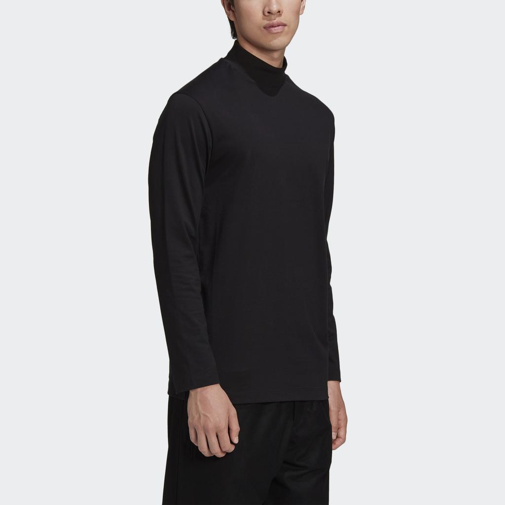 Y-3 Classic Long-Sleeve Mock Neck Black Men Tops GK4497