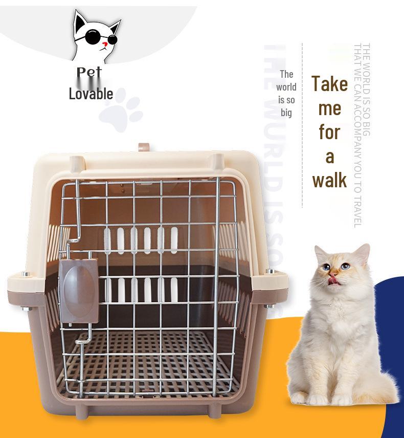 Портативная переноска для питомцев Air China: Клетка для кошки и собаки для путешествий