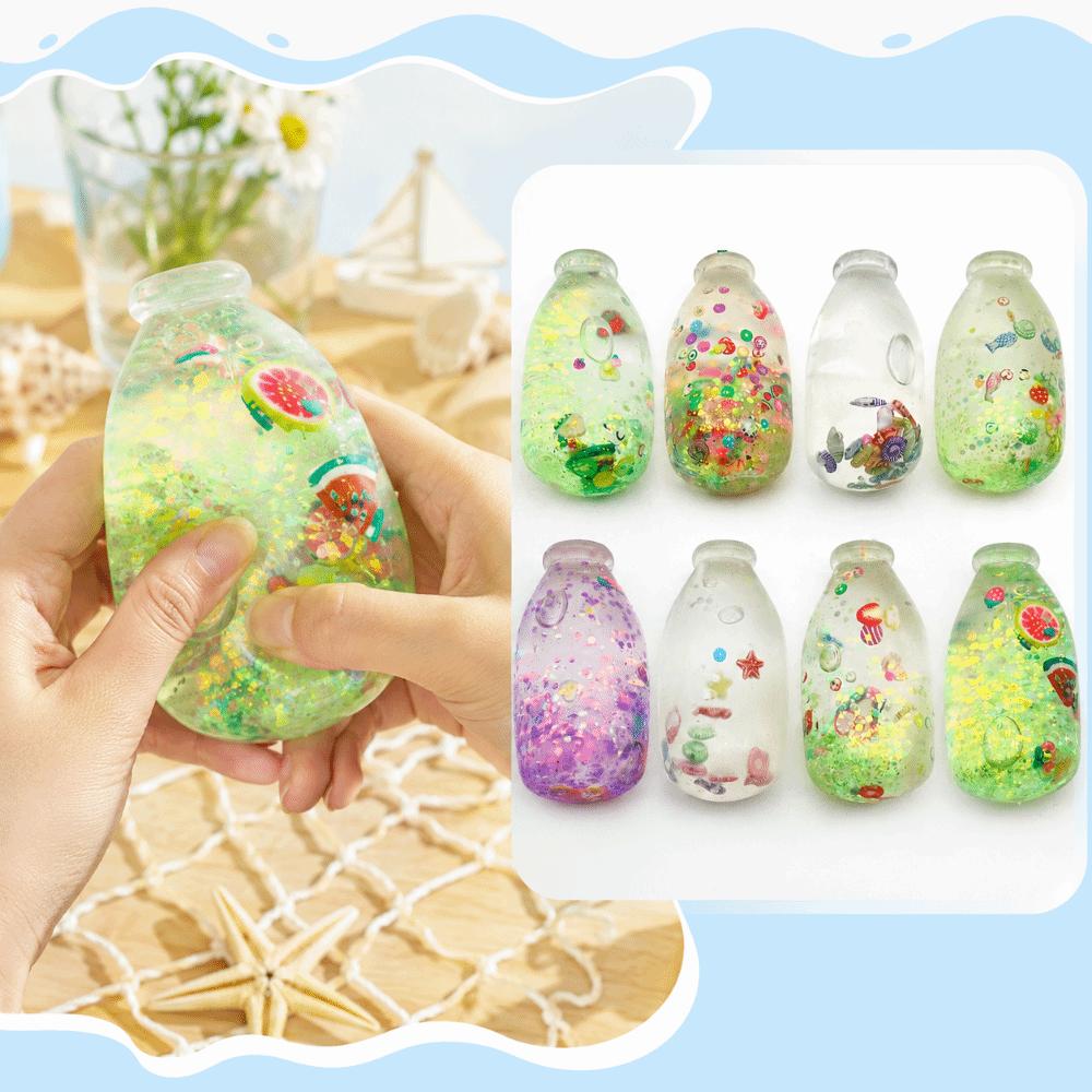 Super Soft Slow Rebound Fidget Toy Creative Water Bottle Squeeze Toy for Kids Adults