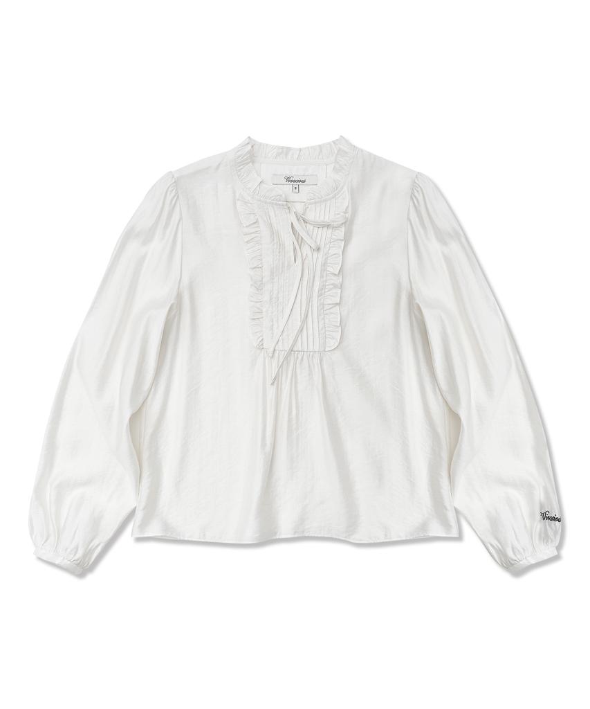 VIVACIOUS Liang Frill Pintuck Blouse_2 Colors