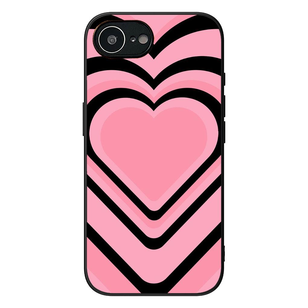 Cover for Samsung Galaxy S22 S21 S20 FE Ultra Plus A35 A36 A55 A37 A33 A34 A57 Coque Phone Case Pink Star Dark Red Heart Love
