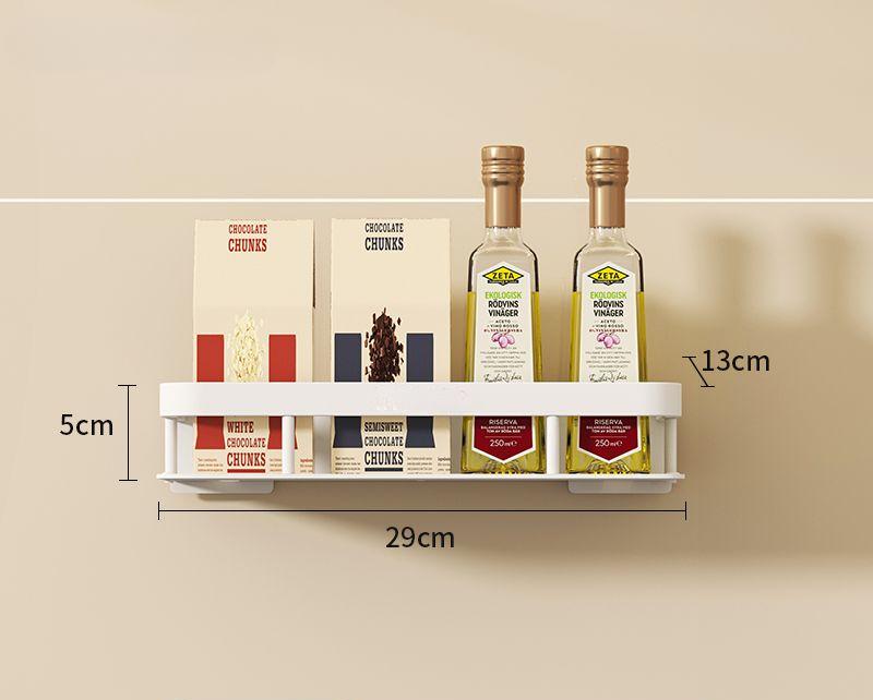 Стойка для хранения специй на кухне с крючком, держатели для посуды, настенная полка для приправ без отверстий, металлическая стойка для полотенец в ванной