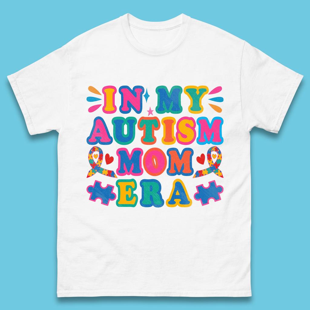 Autism Mom Era T-Shirt Womens Tops Tees