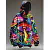Spring Autumn Cosmic Psychedelic Aliens Art Casual Hoodie Sweatshirt 3D Printed Women For Men Hoodies