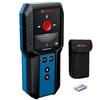 BOSCH Wall Scanner and Stud Finder Detects Metal and Live Wires Behind Walls Includes 2 AA Batteries and Pouch GMS120-27 Wood, -