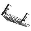 Wire Basket Shelf Under Table Storage Rack Wire Desk Cable Under Management Tray Cord Organizer Rack Wire Cable Shelf Basket