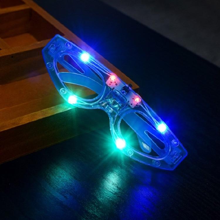 Рождественские Очки Светящиеся LED Новогодние Очки для Подростков Рождественские Украшения