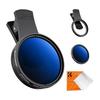 K&F CONCEPT ND-фильтр 52 мм, крепится к клипсе для смартфона, вращающийся, легко крепится и снимается, переменный ND2-ND400, для iPhone 16 15 14 13 12 11