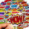 10/50PCS Rock Band Stickers Letter Graffiti Stickers for DIY Luggage Laptop Skateboard Motorcycle Bicycle Stickers
