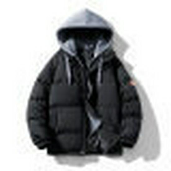 Unisex Winter Cotton-Padded Hooded Jacket - Loose, Versatile, Thick, and Warm for Couples