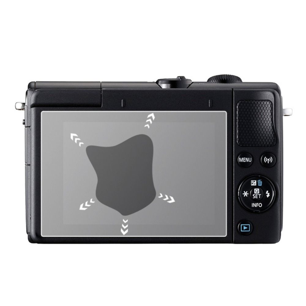 Anti Fingerprint Mini SLR Camera Screen Protector Tempered Glass for Canon M3 M5 M10 M6 EOS R