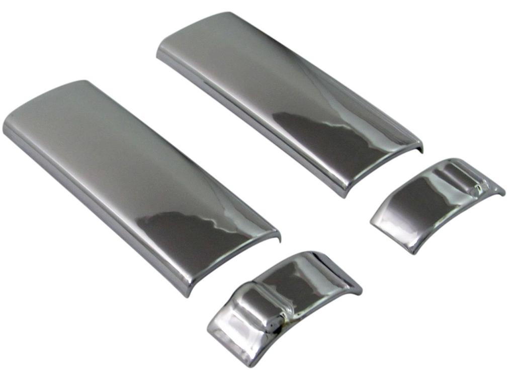 BRIGHTZ Chrome Inner Sliding Door Handle Covers for Spacia Custom Compatible with and 42 Spacias (Knobs) MK32S/MK42S (4-Piece Set) [INS-DHC-010-4PC]