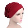 Caps Cotton Headscarf Solid Color Chemotherapy Cap Muslim Hijabs Women Head Wrap Turban Beanie Cap