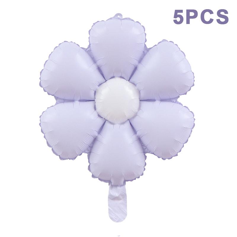 5 шт./компл. конфетного цвета воздушные шары в виде маргаритки, подсолнух, фольгированные шары, реквизит для фотосъемки, украшения для свадьбы, дня рождения, вечеринки