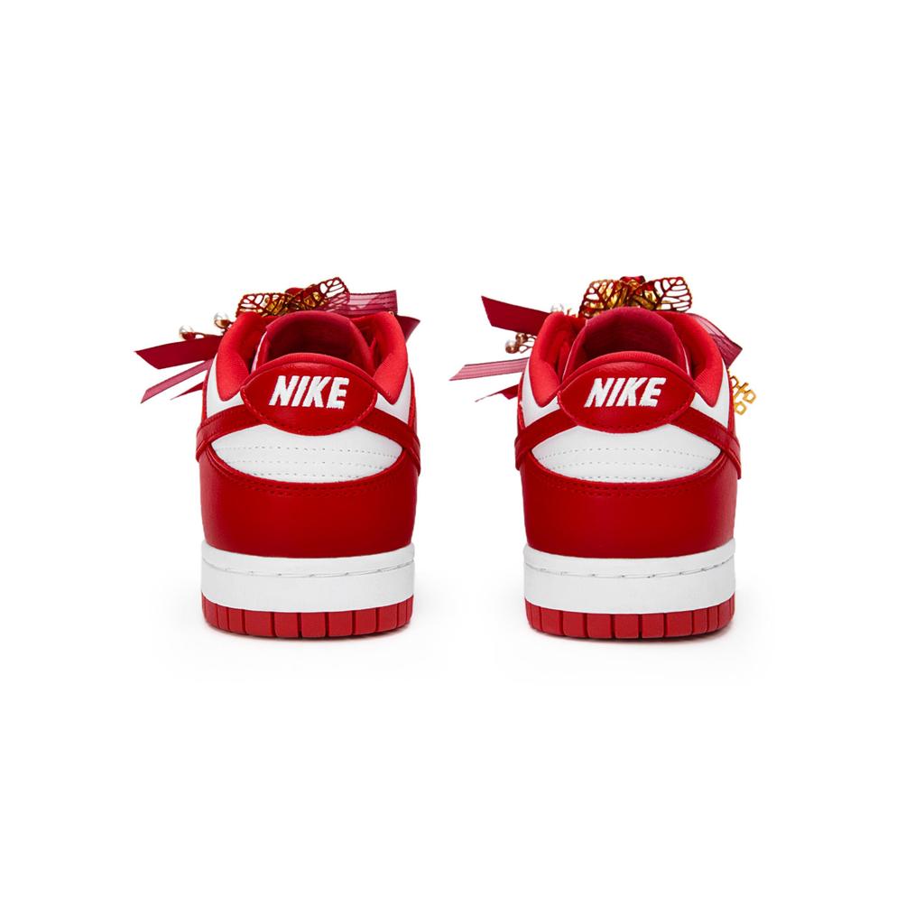Nike Dunk Cushioning Lightweight Low top Skateboard Shoes Unisex Red DD1873-116(Team943-SBOX)