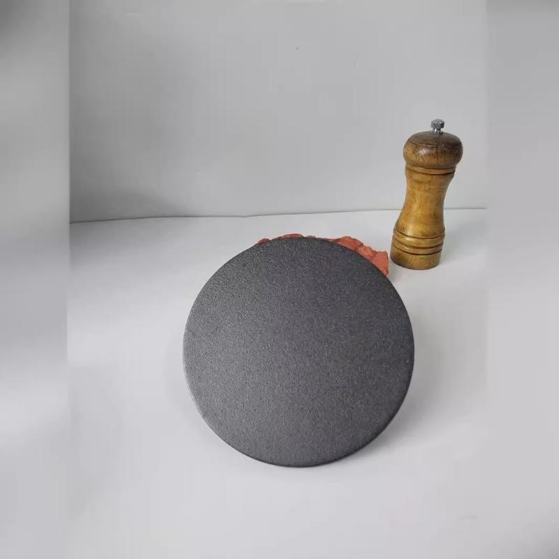 Классическая чугунная круглая форма для прессования мяса с деревянной ручкой, импортная машина для приготовления домашних котлет для бургеров, идеальный инструмент для барбекю и гриля