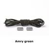 NO.8 Elastic Shoelaces Round No Tie Shoe Laces Sneakers Shoelace Kids Adult Rubber Elastic Laces Lock One Size Fits All Shoes