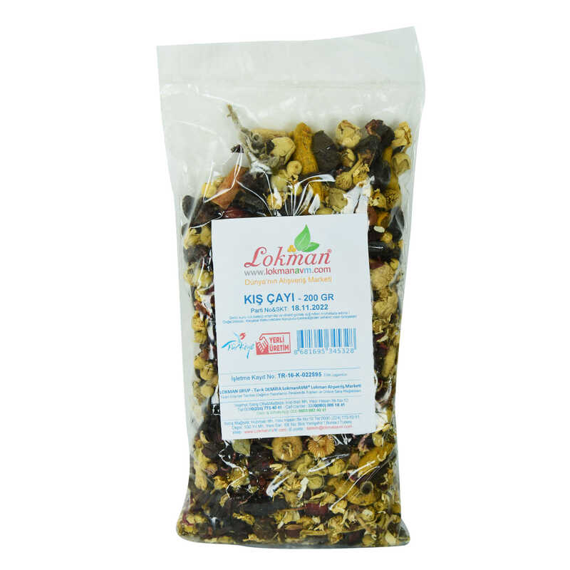 Herbal Mixed Ottoman Tea Winter Tea 200 Gr Package