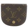 Porto Moneguse Coin Purse M61970 Brown Monogram Canvas Unisex Used