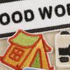 8 Pcs Sew On/Iron On Patches Camera Embroidered Patches Tennis Racket Sewing Patches Applique for Backpacks Decorations