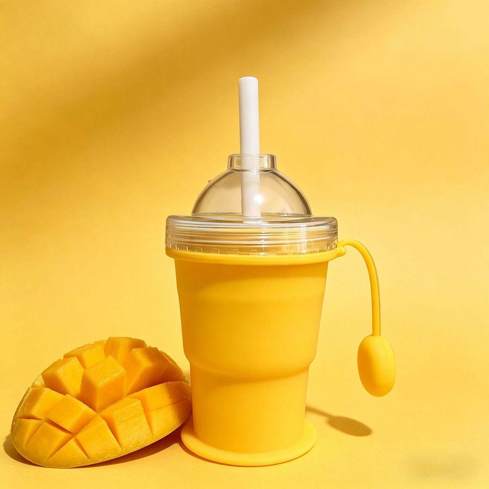 Reusable Ice Ball Cup Foldable Ice Cube Mold Durable Ice Mold Cup Summer Drink