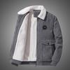 2024 Men's Warm Winter Corduroy Jacket with Velvet Lining