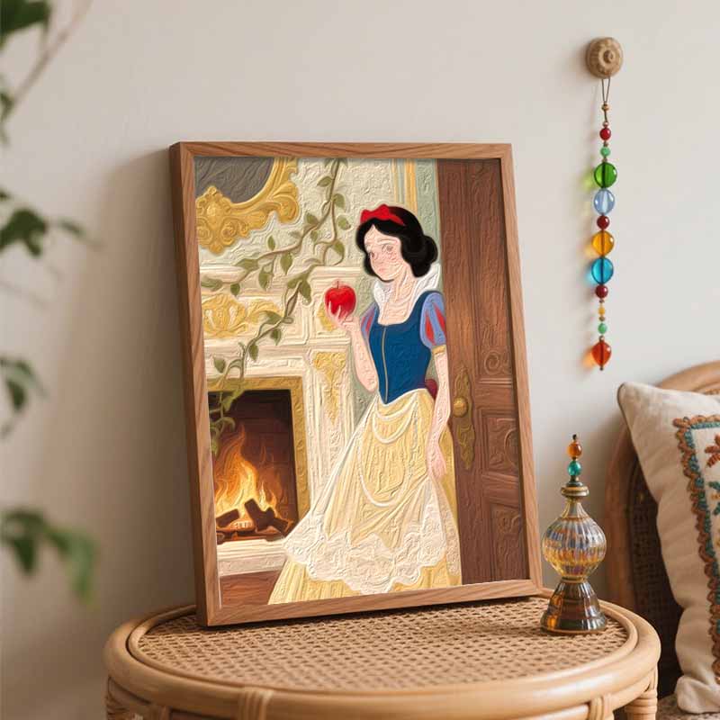 Disney Набор для рисования маслом по номерам Белоснежка ручной работы DIY украшение для дома подарок