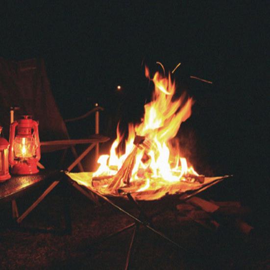 Портативный складной костер с решеткой из нержавеющей стали, простая в установке складная решетка для пикника на открытом воздухе для кемпинга, барбекю, дровяной уголь с