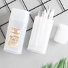 Detachable Pen Holder Translucent Makeup Brush Box Multifunctional Student Stationery  Desktop