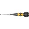 WERA Ball Clip Flathead Screwdriver with Ball Tip Size X Shaft Length 343800 Handle, 1.0 6.0, 100mm,