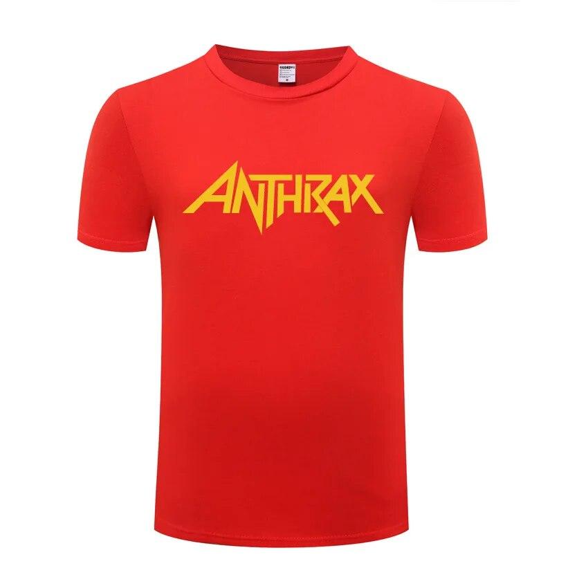 Рок-группа ANTHRAX футболки с принтом унисекс хип-хоп с коротким рукавом с круглым вырезом хлопковая футболка унисекс крутая забавная уличная футболка летний стиль